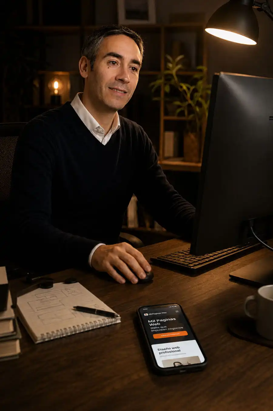 Félix Monzón, diseñador y desarrollador web de Mil Páginas Web